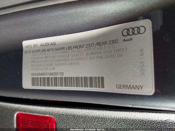 2018 AUDI A4