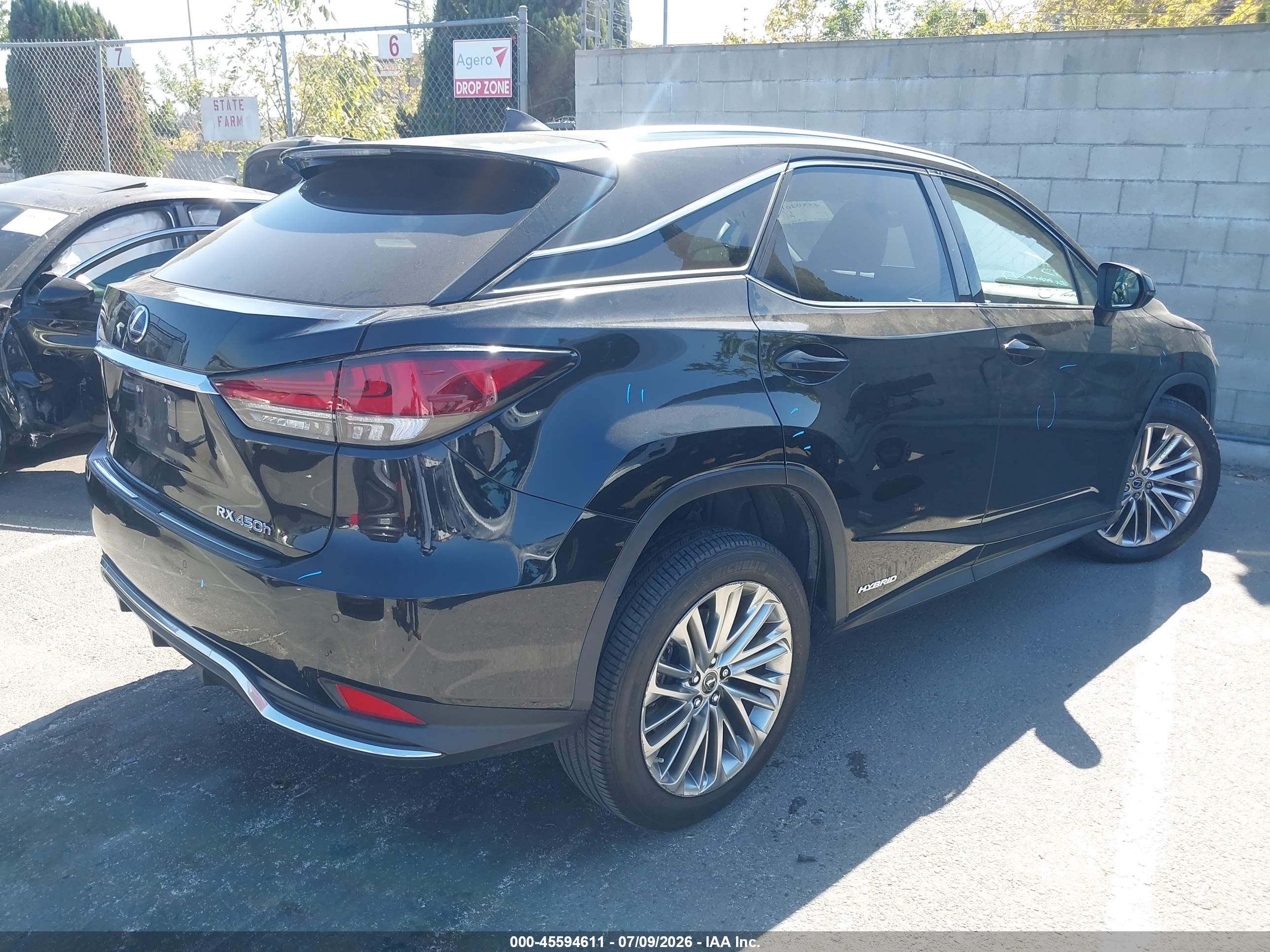 2020 LEXUS RX 450H 450h Luxury