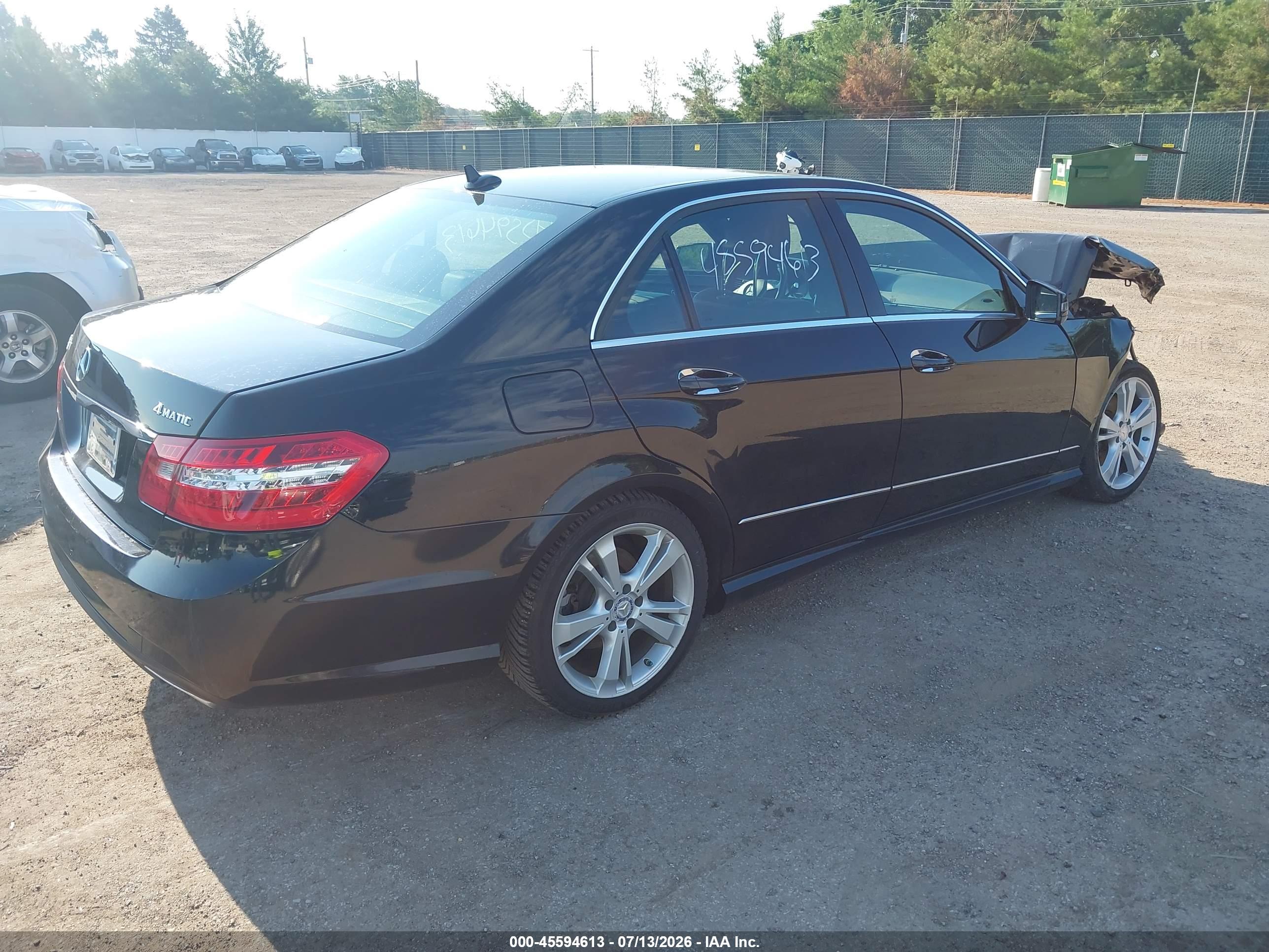 2013 MERCEDES-BENZ E 350 4MATIC