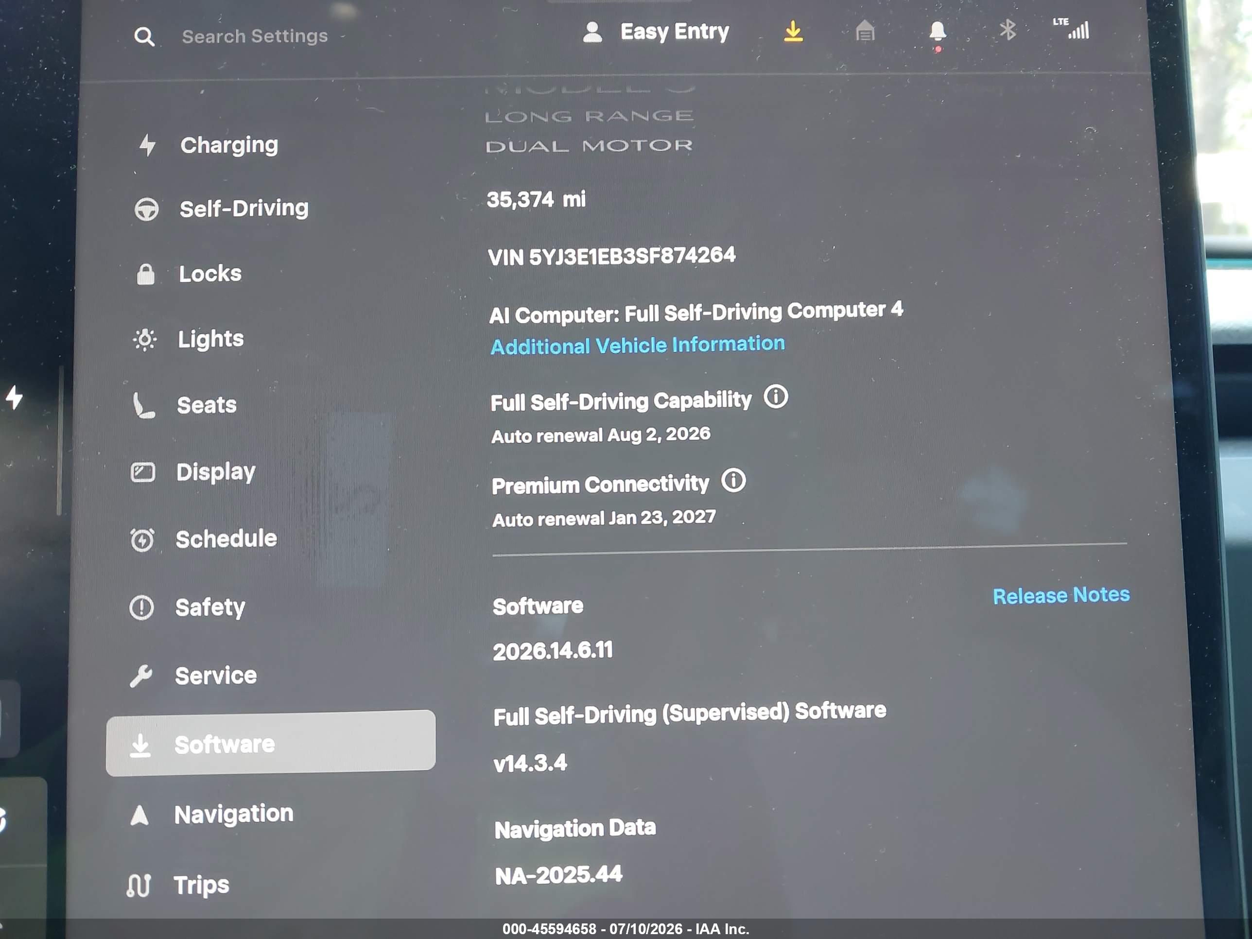 2025 TESLA MODEL 3