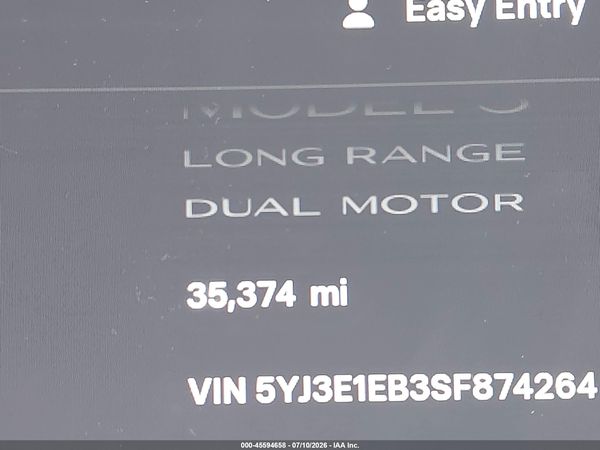 2025 TESLA MODEL 3