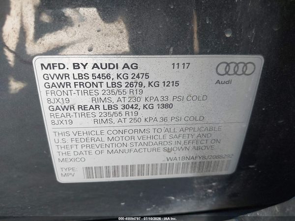 2018 AUDI Q5