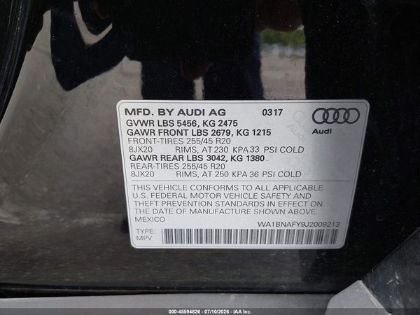2018 AUDI Q5