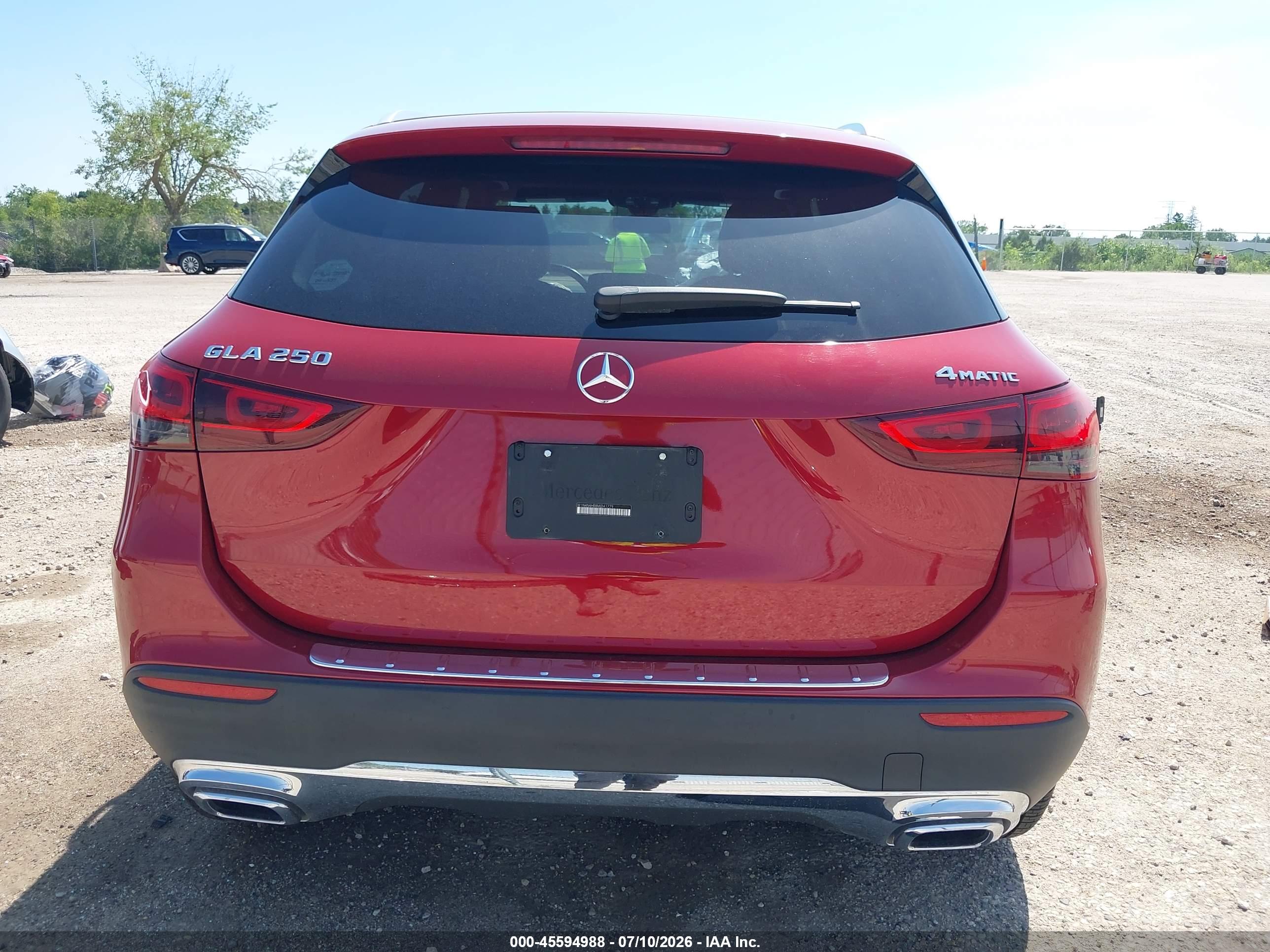 2021 MERCEDES-BENZ GLA 250 4MATIC