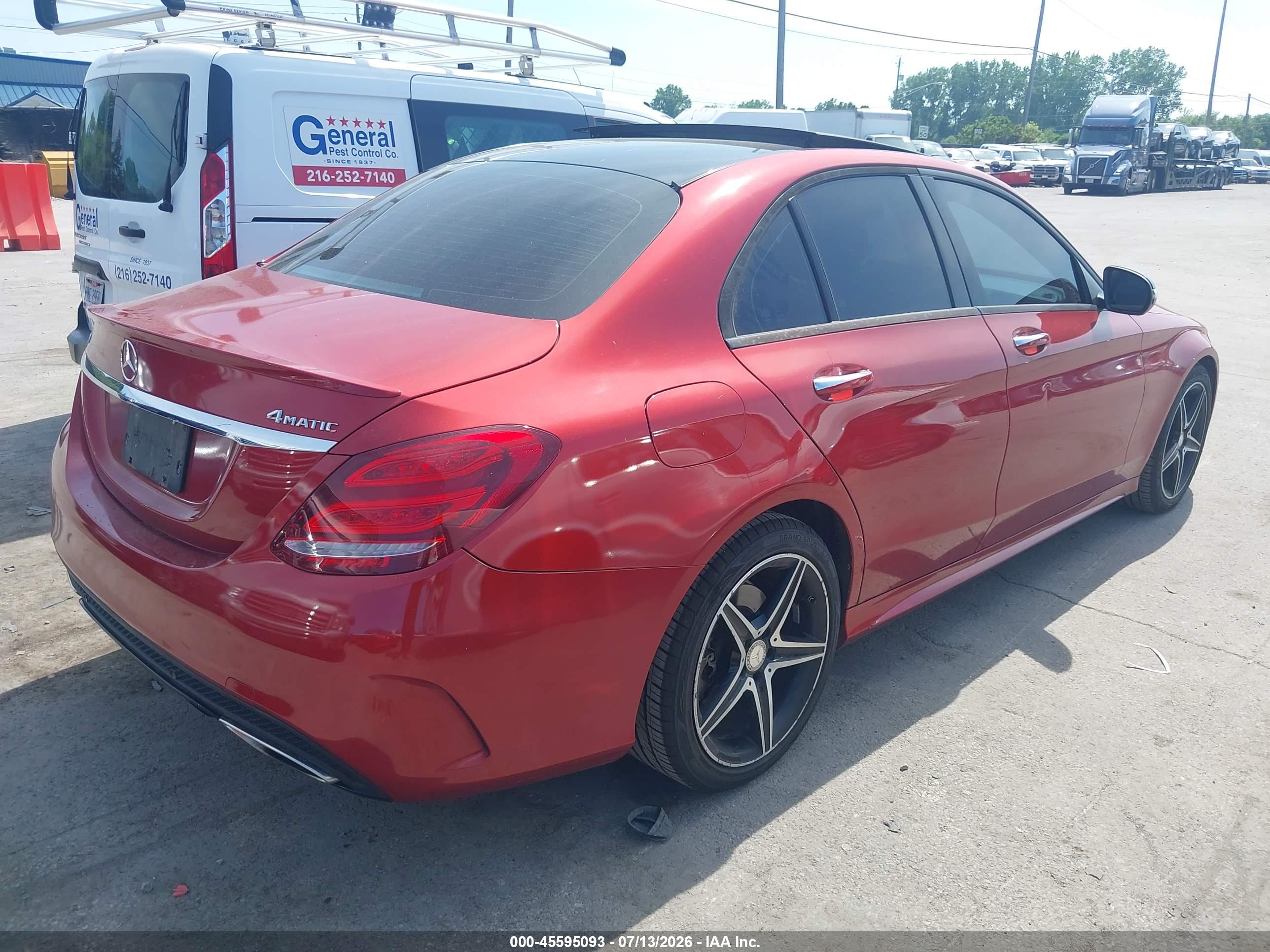 2016 MERCEDES-BENZ C 300 SPORT 4MATIC