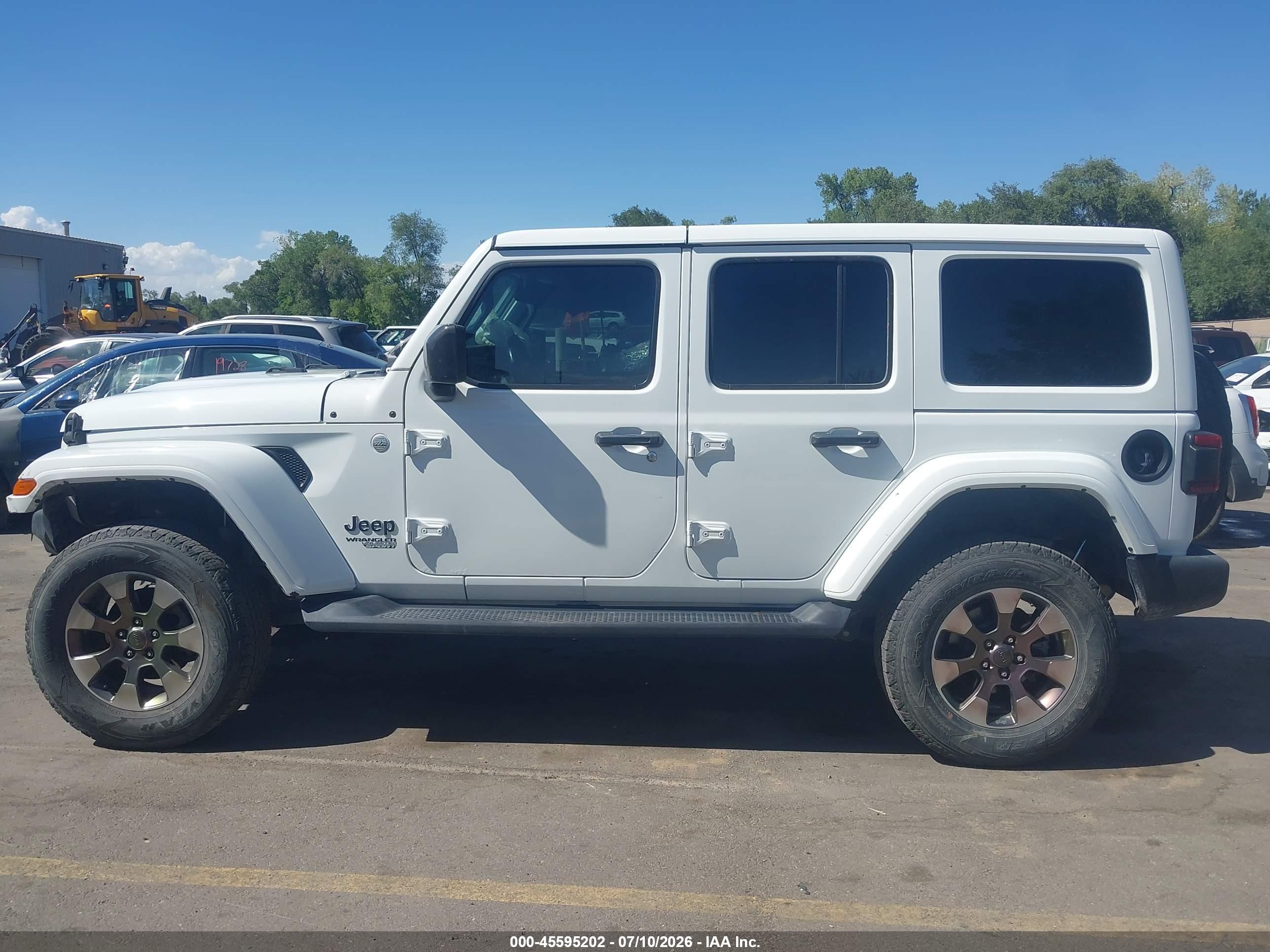 2020 JEEP WRANGLER UNLIMITED SPORT S 4X4