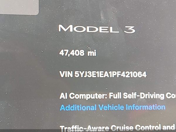 2023 TESLA MODEL 3 REAR-WHEEL DRIVE
