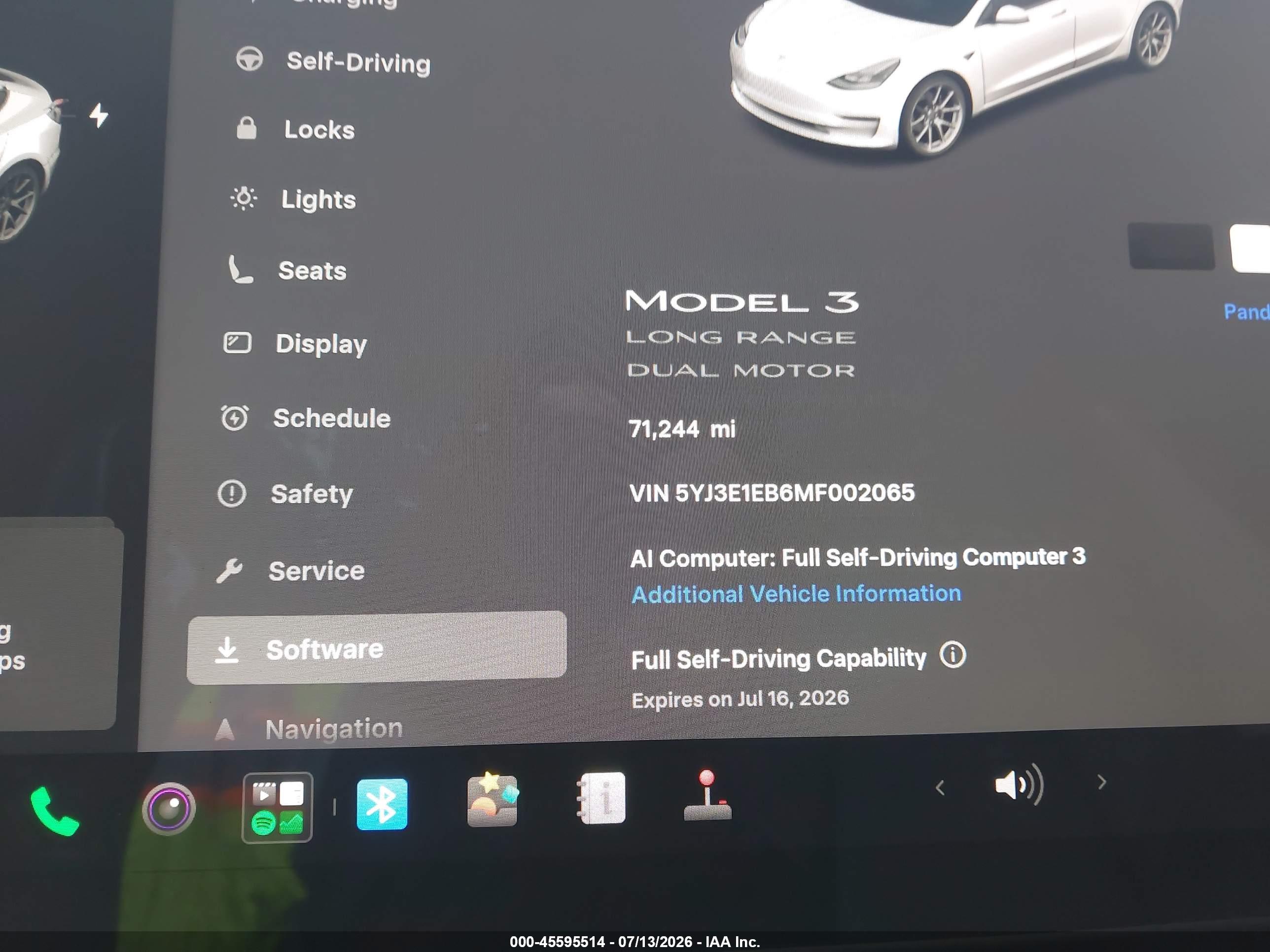 2021 TESLA MODEL 3