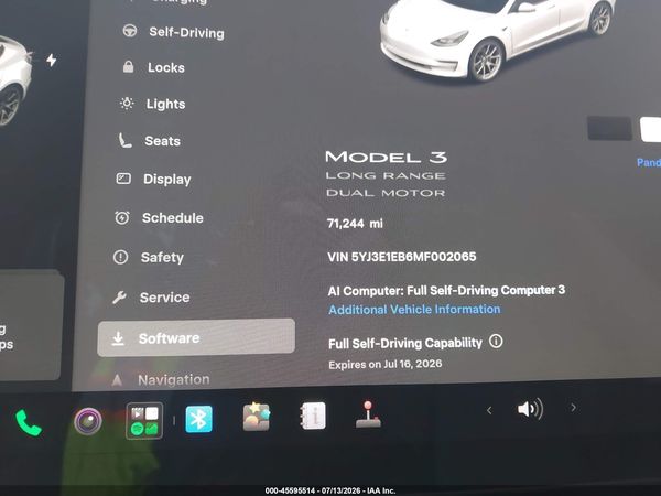 2021 TESLA MODEL 3