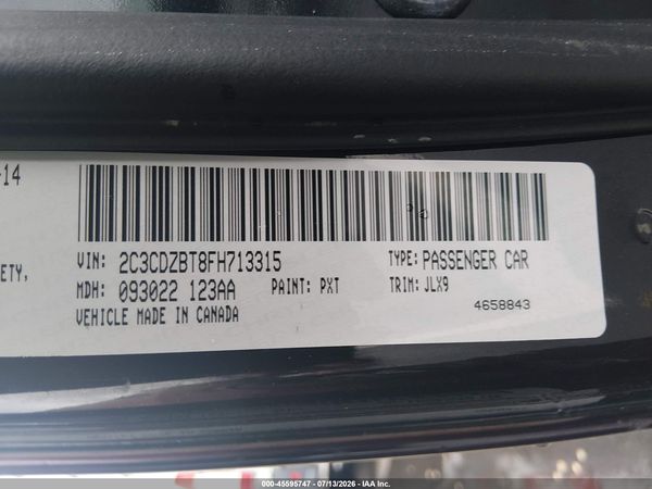 2015 DODGE CHALLENGER R/T PLUS