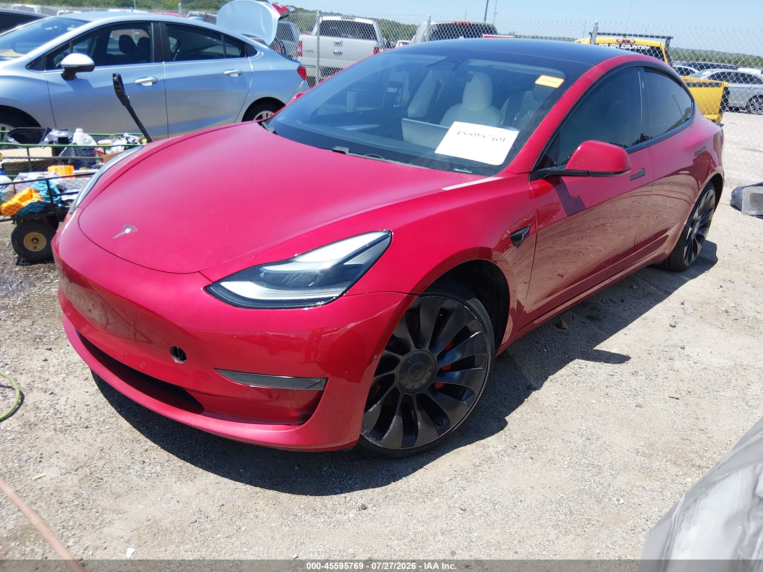2021 TESLA MODEL 3 — I2