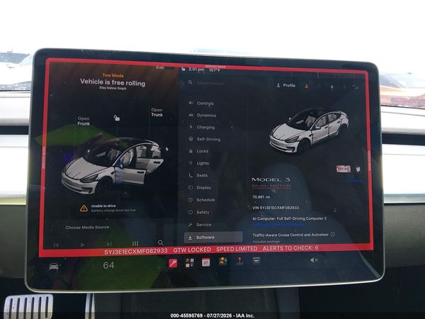 2021 TESLA MODEL 3 — I7