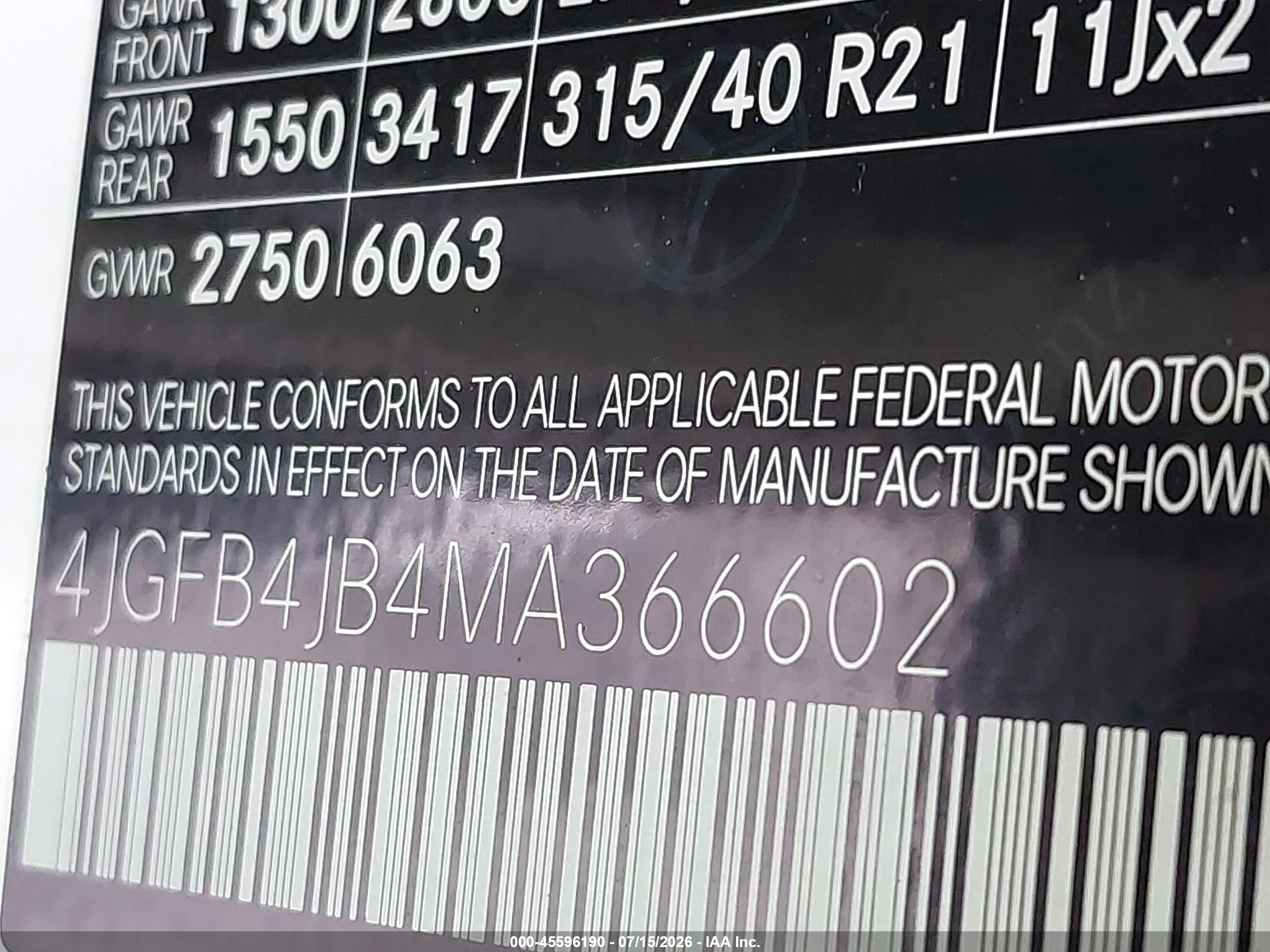 2021 MERCEDES-BENZ GLE 350 GLE350