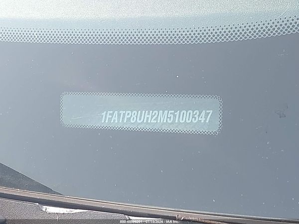 2021 FORD MUSTANG ECOBOOST PREMIUM