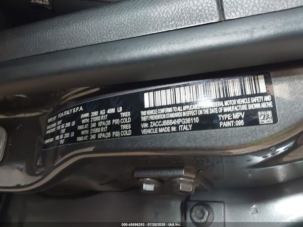 2017 JEEP RENEGADE LATITUDE