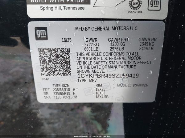 2025 CADILLAC XT6 AWD LUXURY