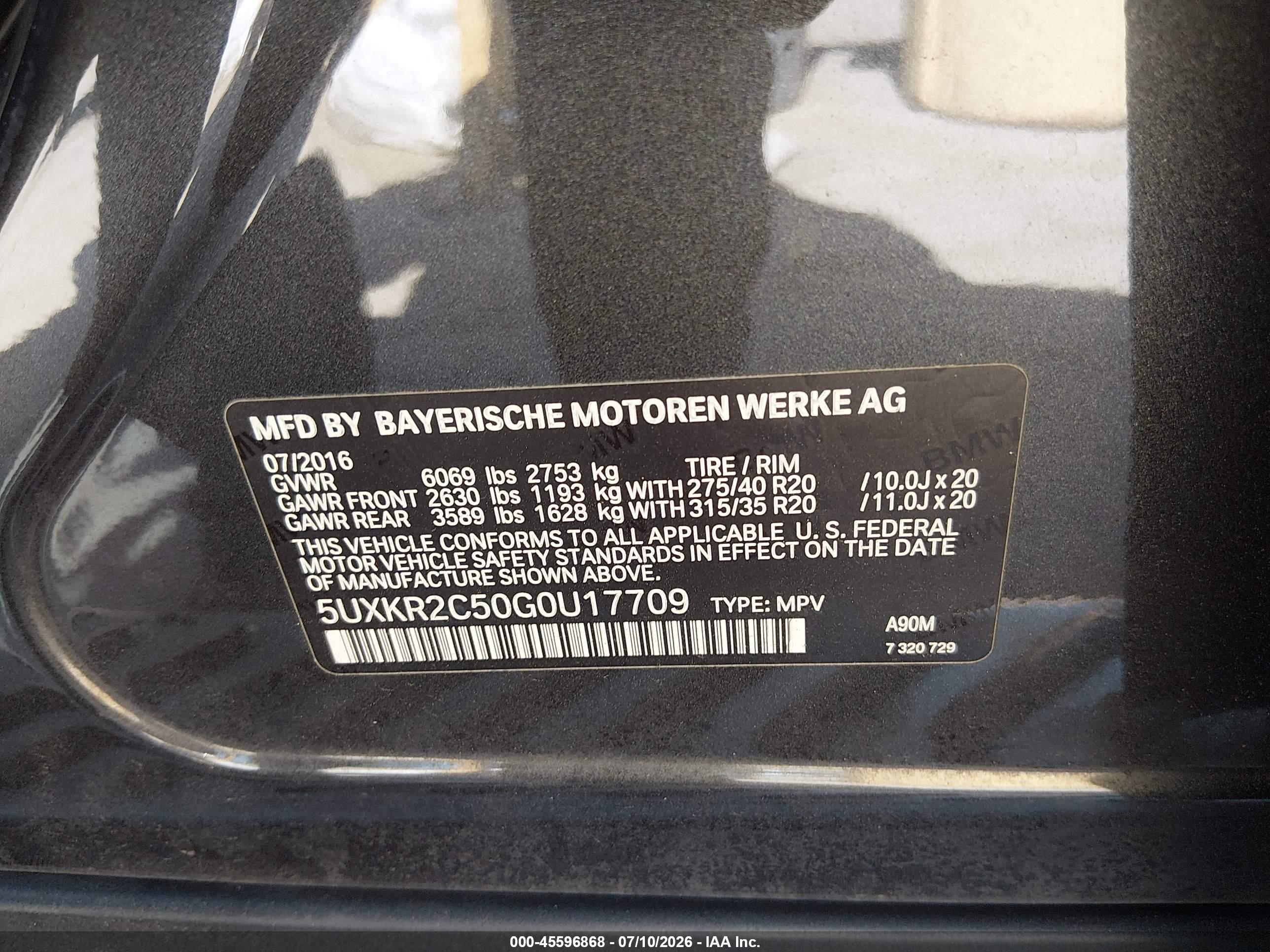 2016 BMW X5 SDRIVE35I