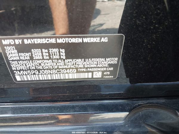 2022 BMW 330E XDRIVE
