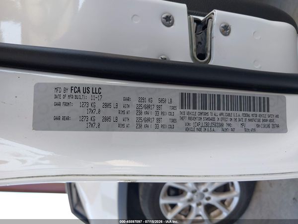 2018 JEEP CHEROKEE LATITUDE FWD