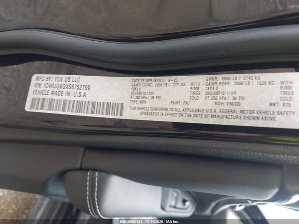 2025 JEEP GRAND CHEROKEE ALTITUDE X 4X2