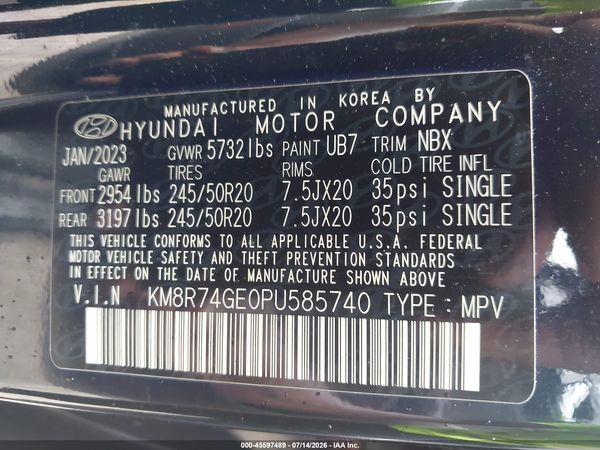 2023 HYUNDAI PALISADE CALLIGRAPHY