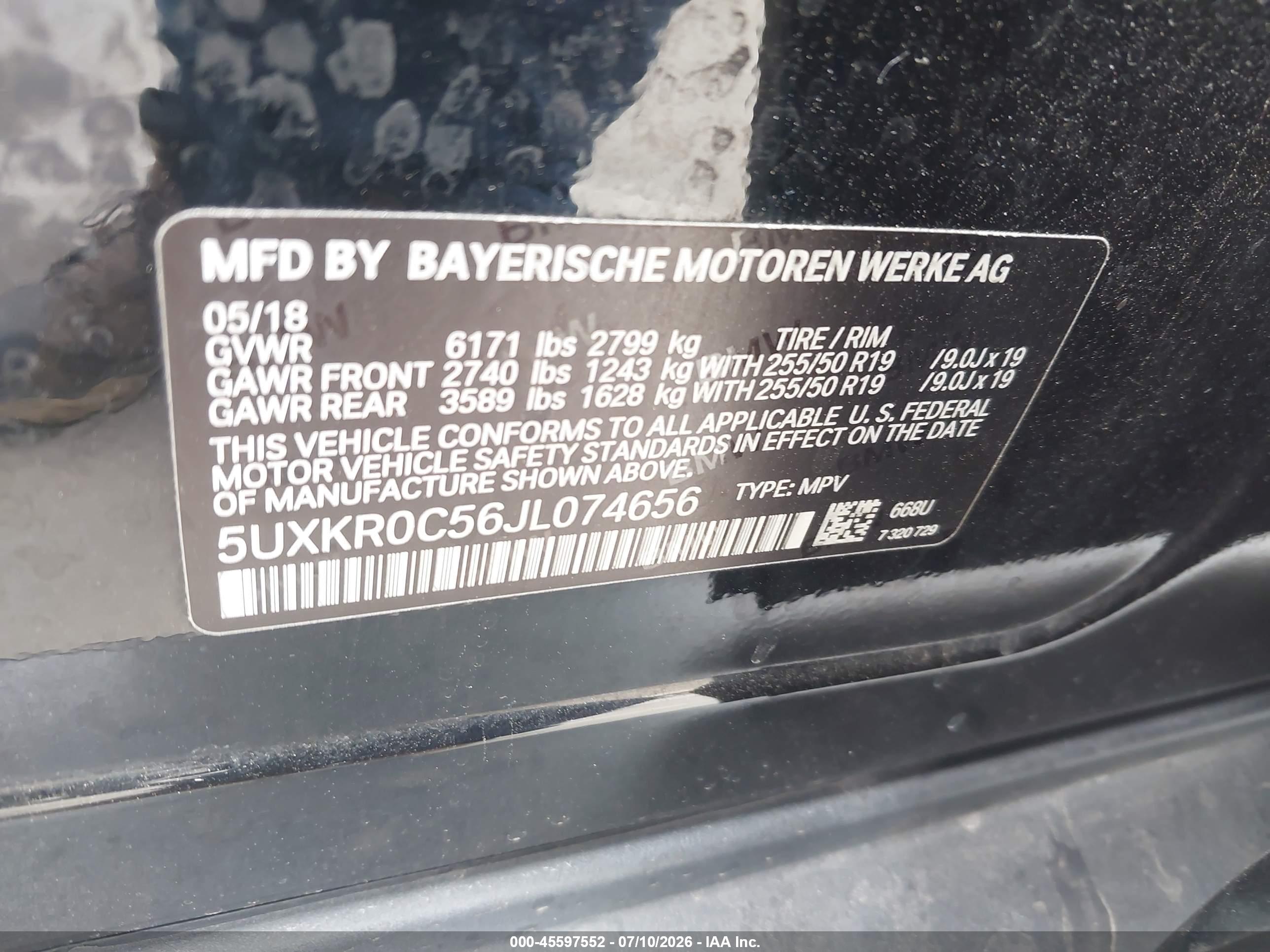 2018 BMW X5 XDRIVE35I