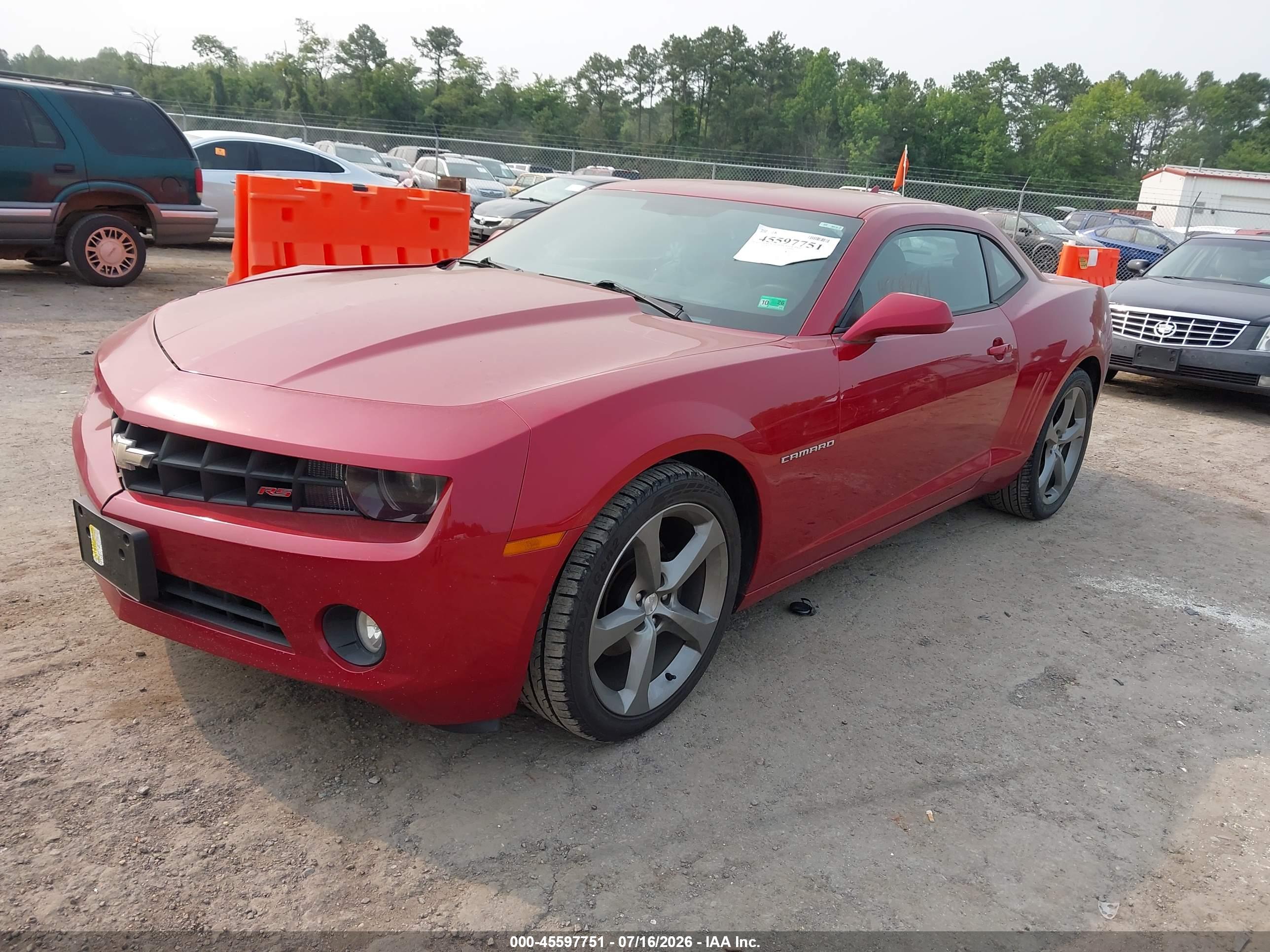 2013 CHEVROLET CAMARO 2LT — I2