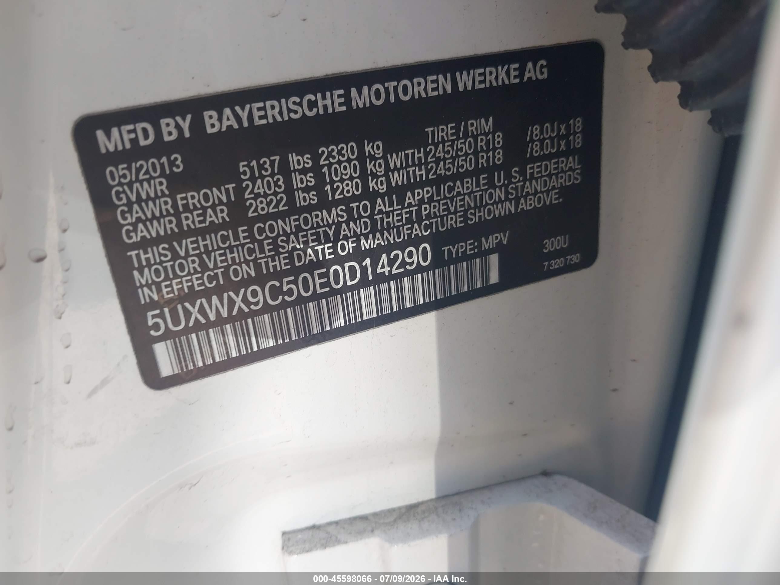 2014 BMW X3 XDRIVE28I