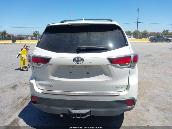 2016 TOYOTA HIGHLANDER XLE V6