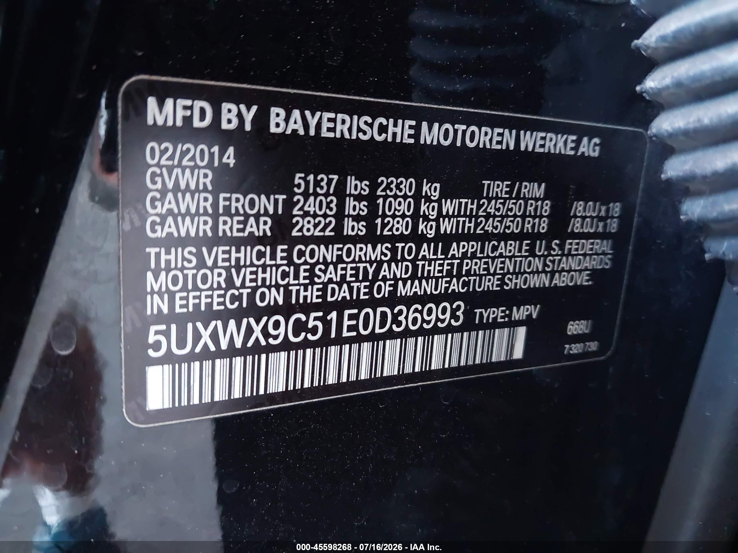 2014 BMW X3 XDRIVE28I