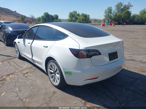 2022 TESLA MODEL 3 REAR-WHEEL DRIVE