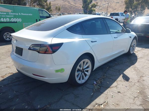 2022 TESLA MODEL 3 REAR-WHEEL DRIVE