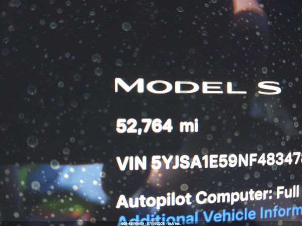 2022 TESLA MODEL S
