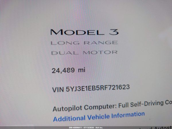2024 TESLA MODEL 3