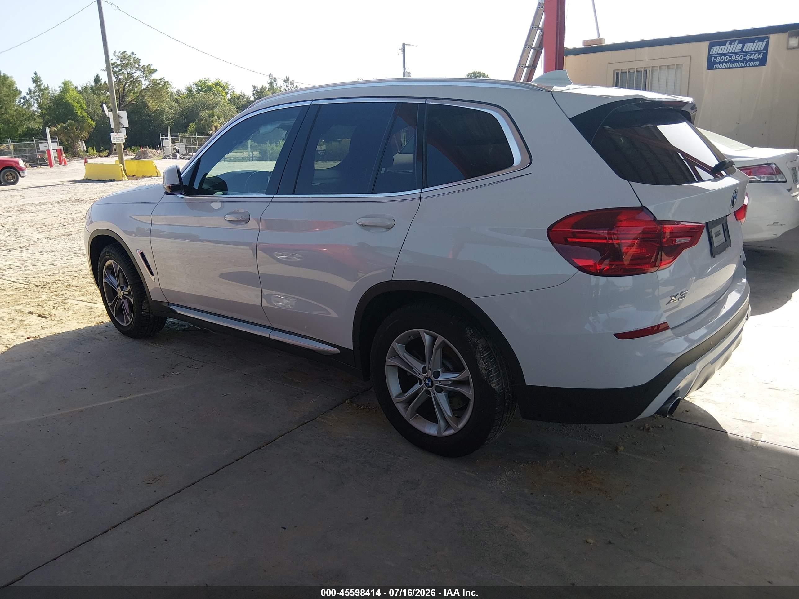 2019 BMW X3 SDRIVE30I