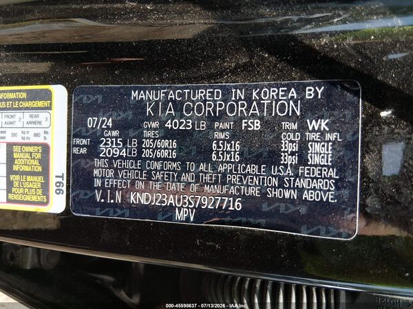 2025 KIA SOUL LX