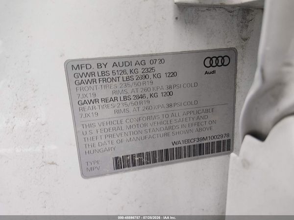 2021 AUDI Q3