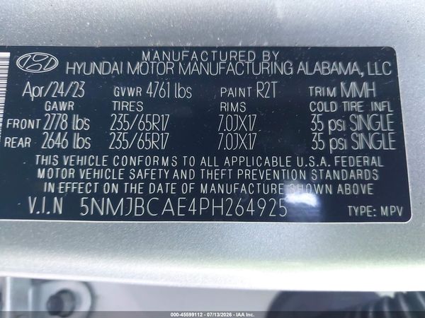 2023 HYUNDAI TUCSON SEL