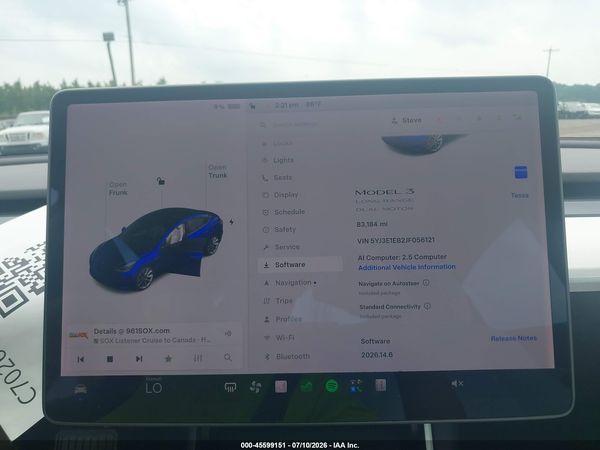 2018 TESLA MODEL 3 LONG RANGE/PERFORMANCE