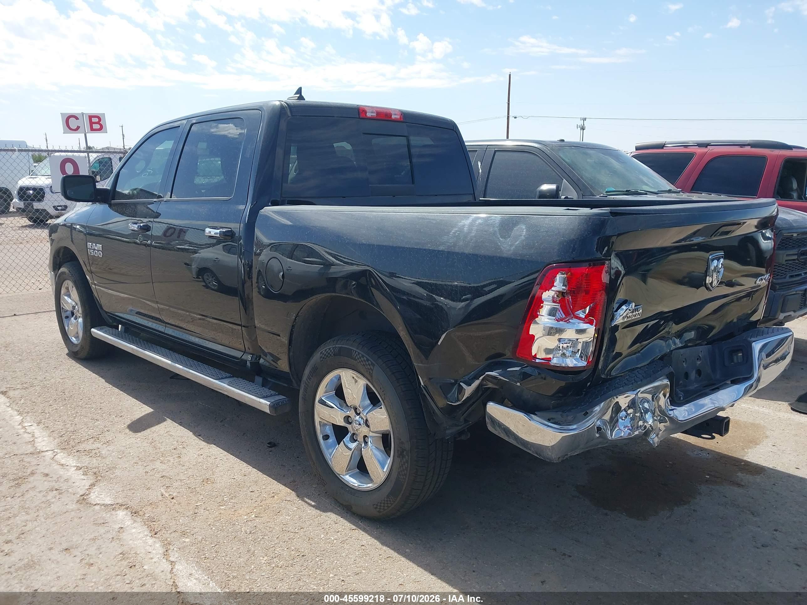 2017 RAM 1500 BIG HORN  4X4 5'7 BOX