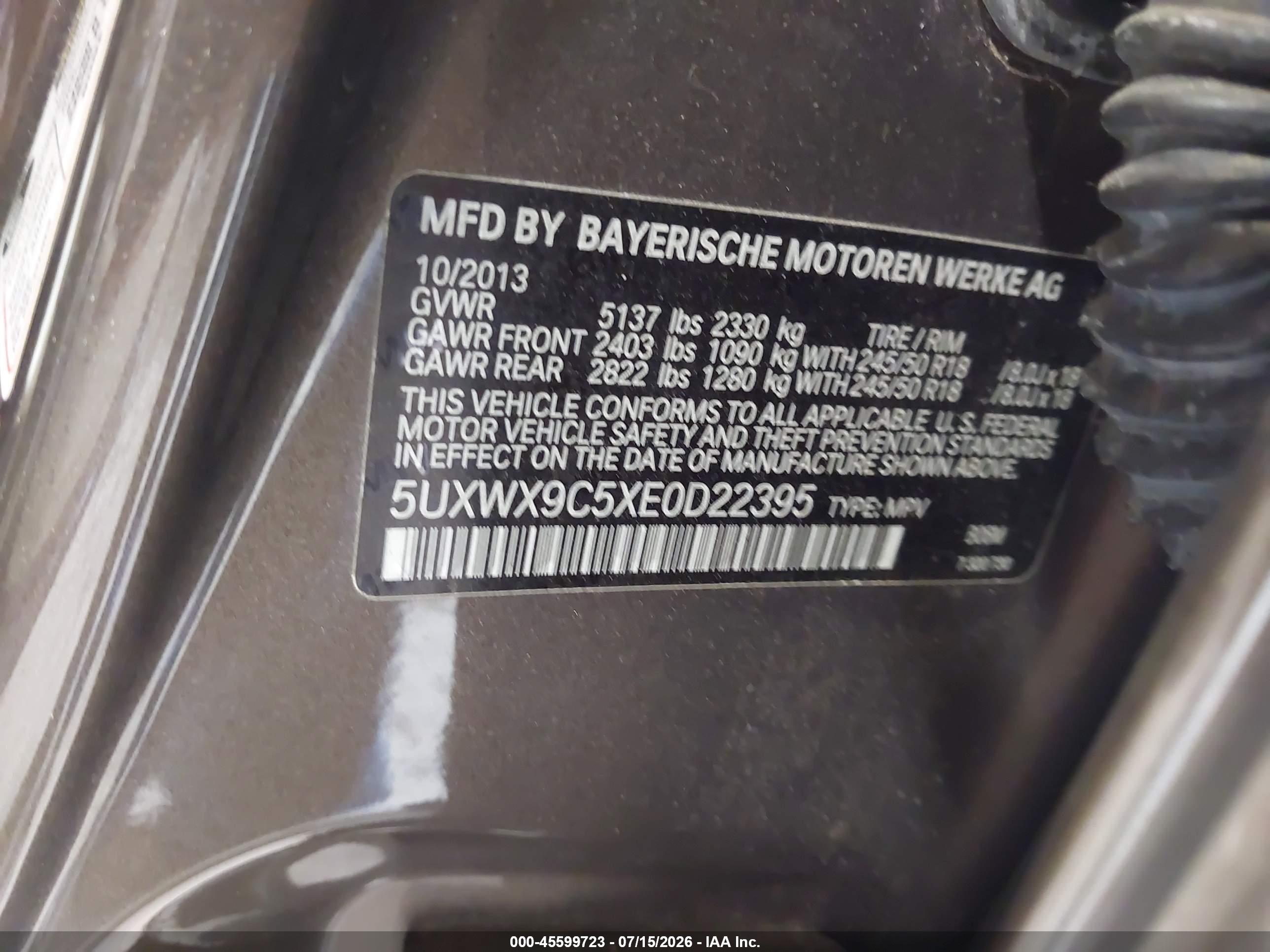 2014 BMW X3 XDRIVE28I