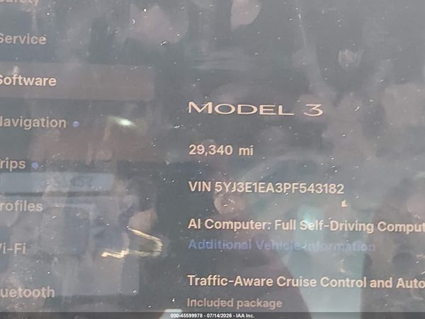 2023 TESLA MODEL 3 REAR-WHEEL DRIVE