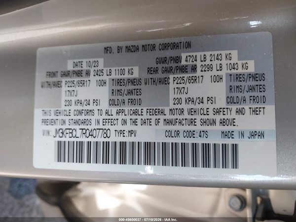 2024 MAZDA CX-5 2.5 S PREFERRED