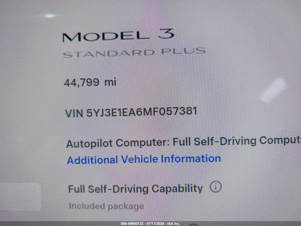 2021 TESLA MODEL 3