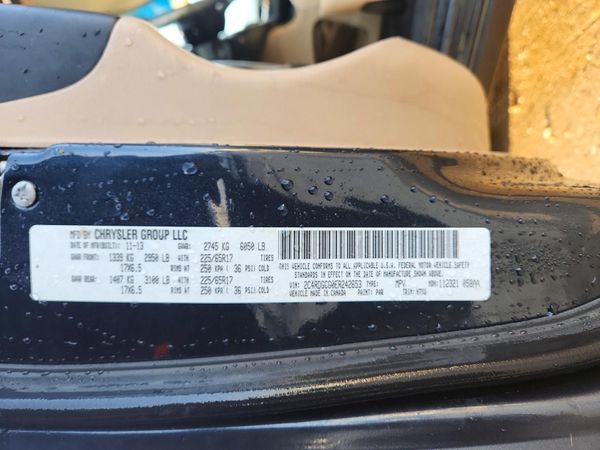 2014 DODGE CARAVAN SXT — VINS