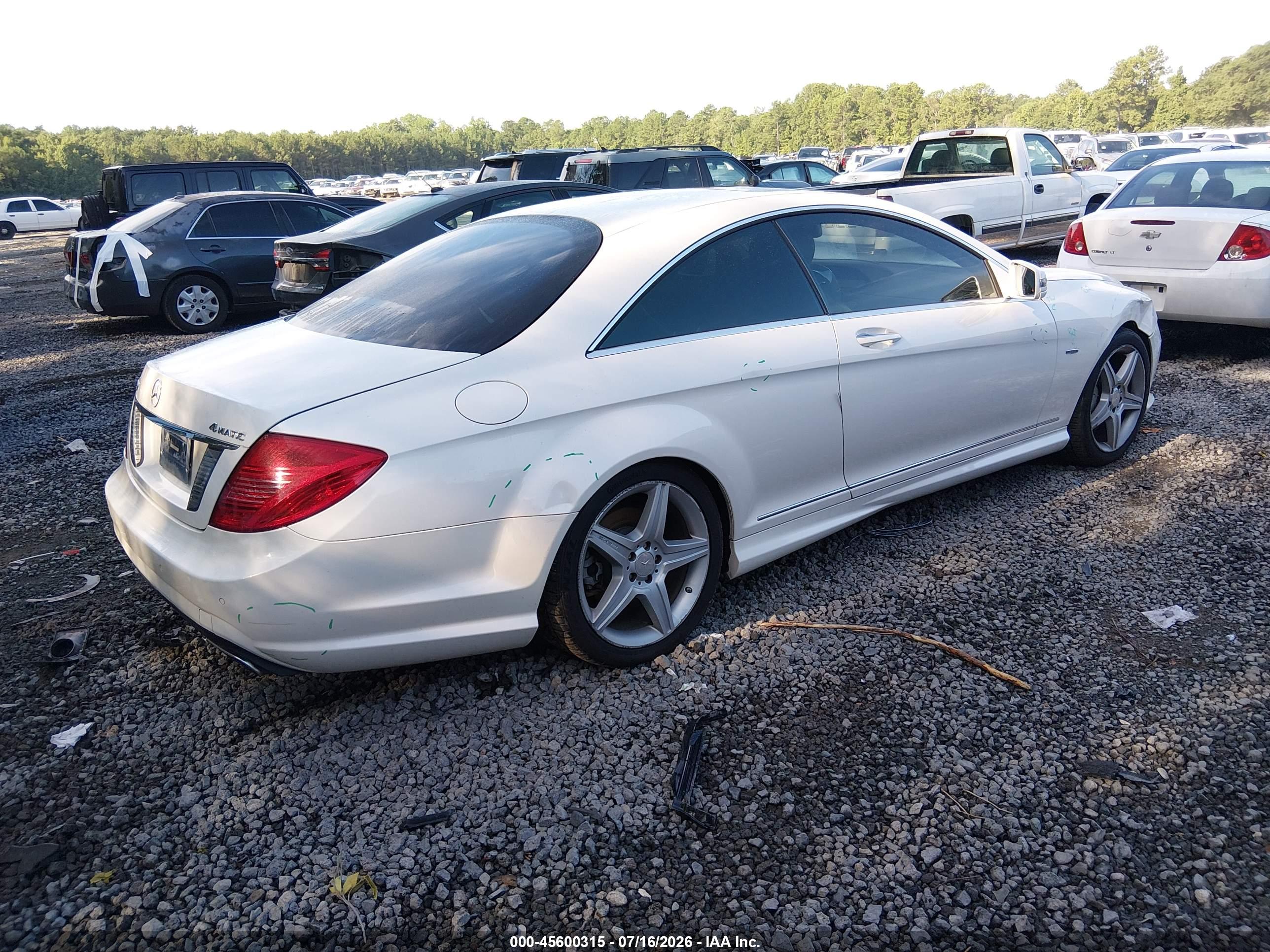 2011 MERCEDES-BENZ CL 550 CL550 4-MATIC