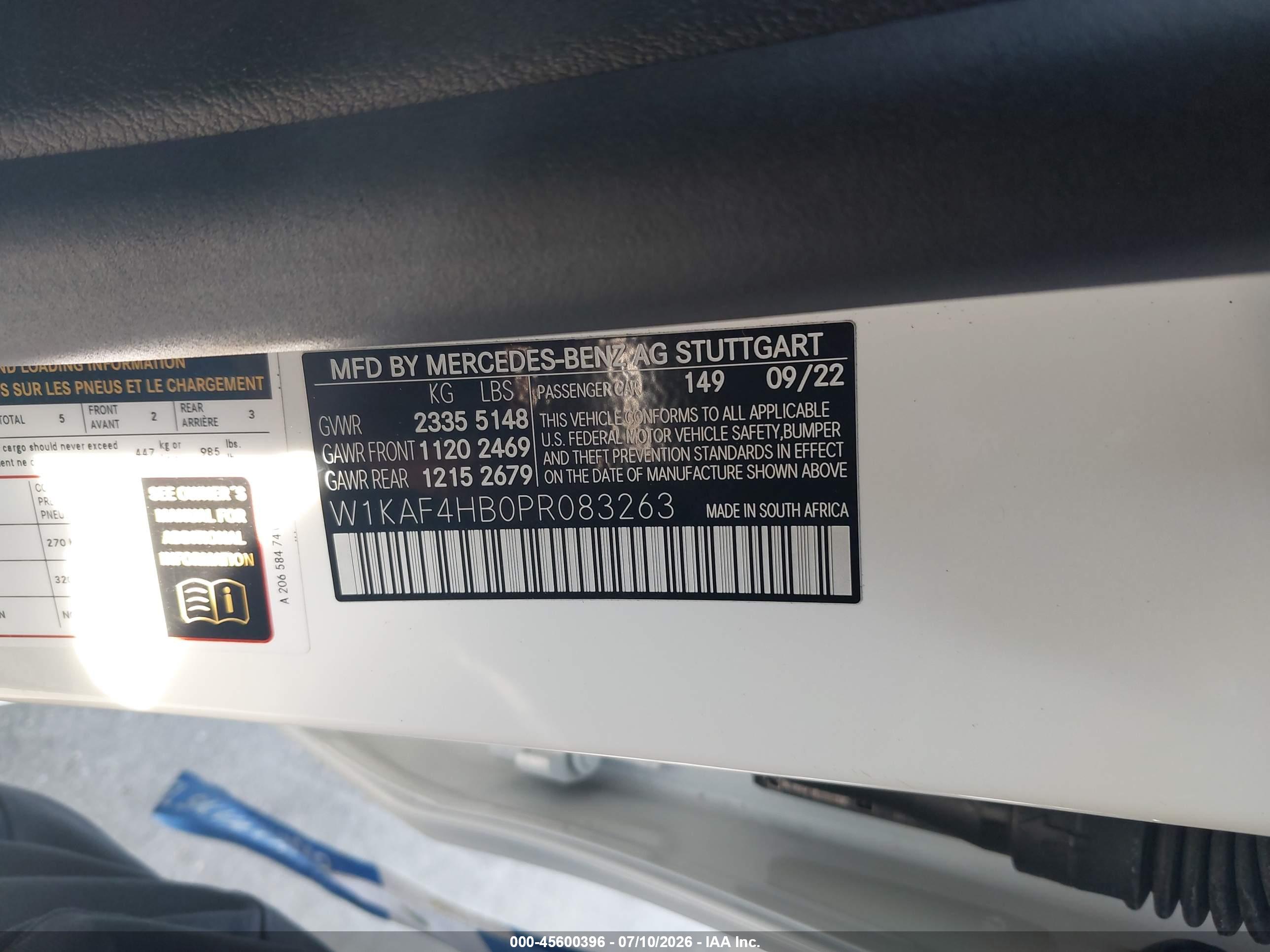 2023 MERCEDES-BENZ C 300 4MATIC