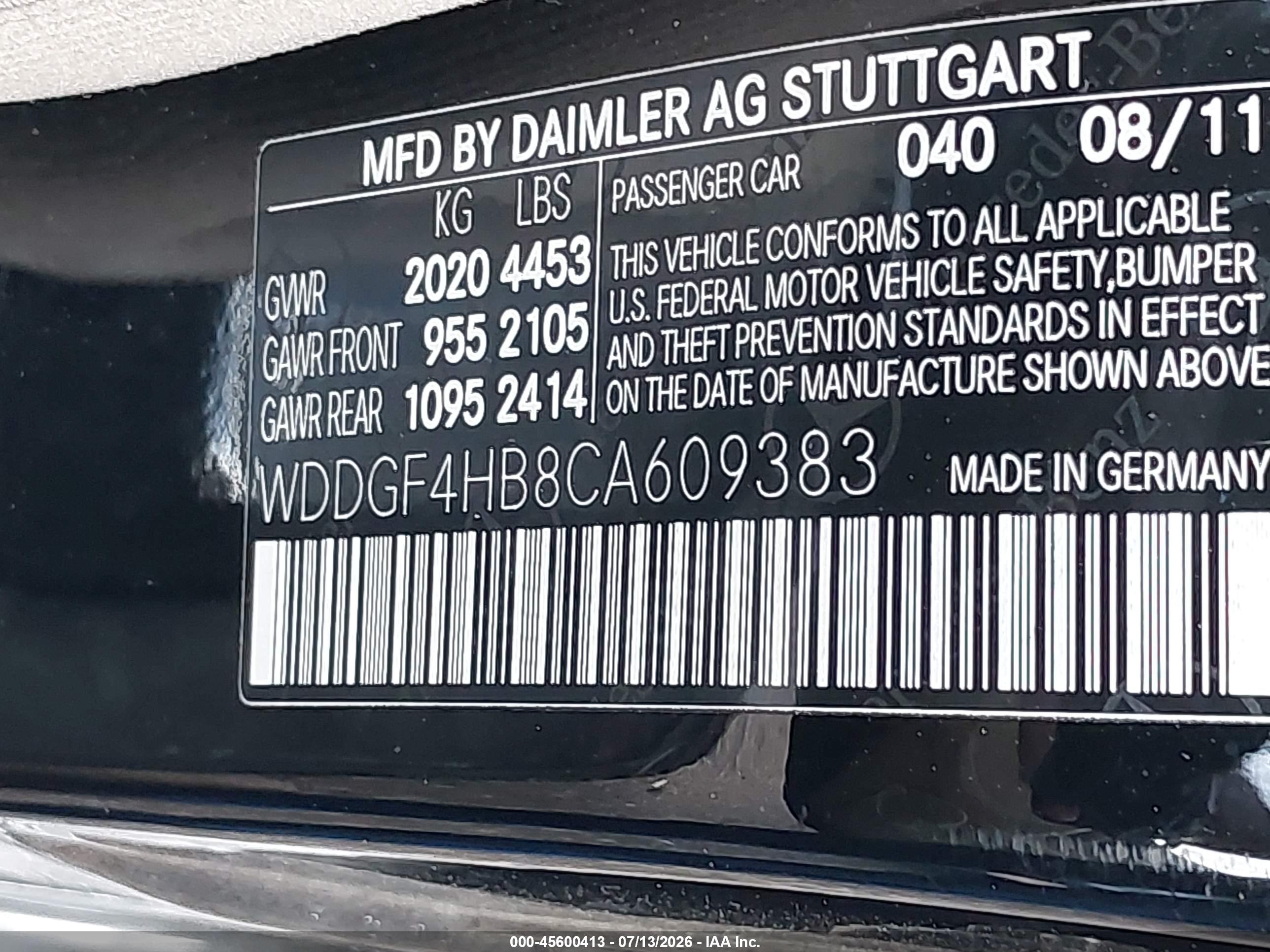 2012 MERCEDES-BENZ C 250 LUXURY/SPORT