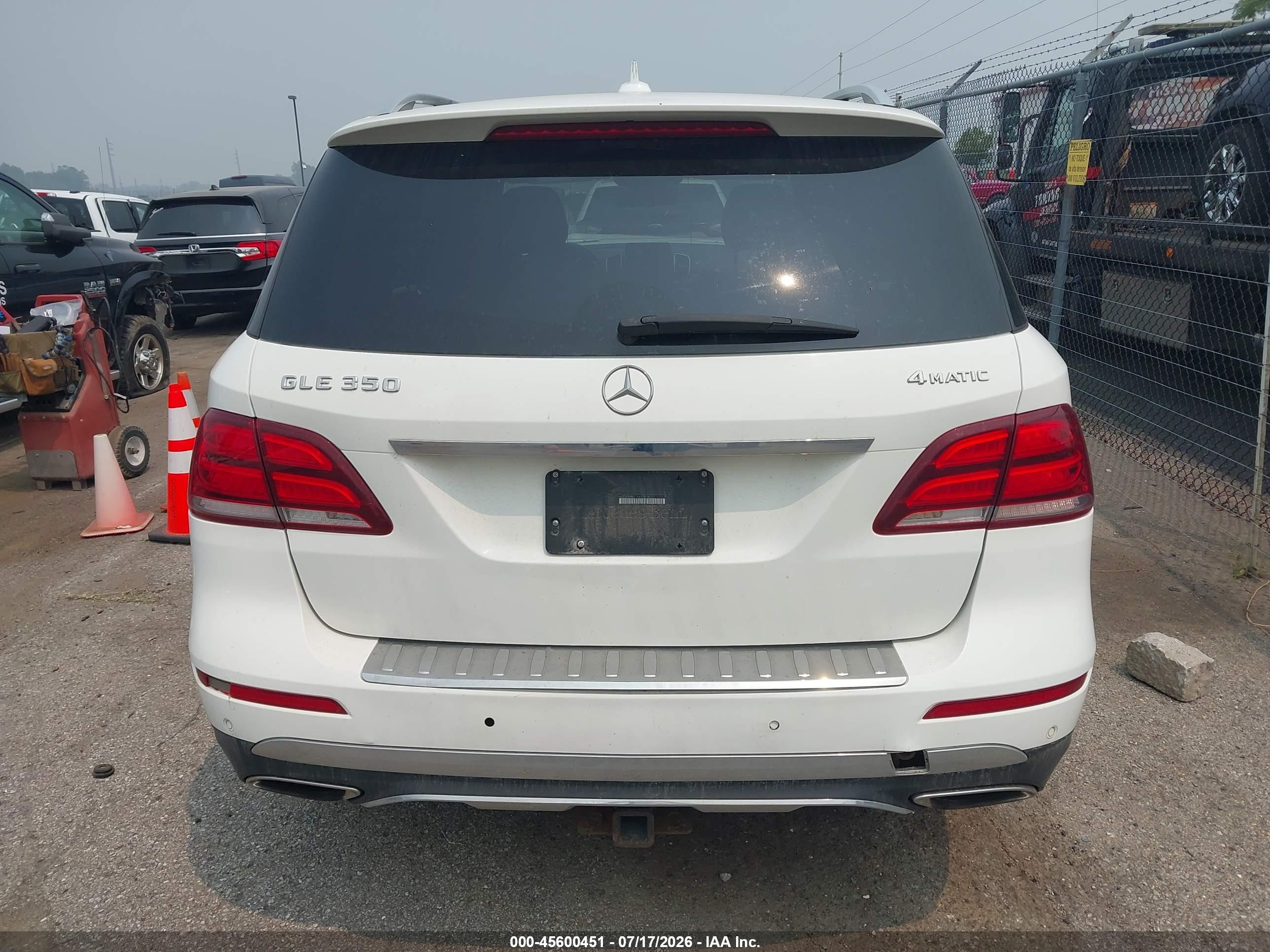 2016 MERCEDES-BENZ GLE 350 4MATIC