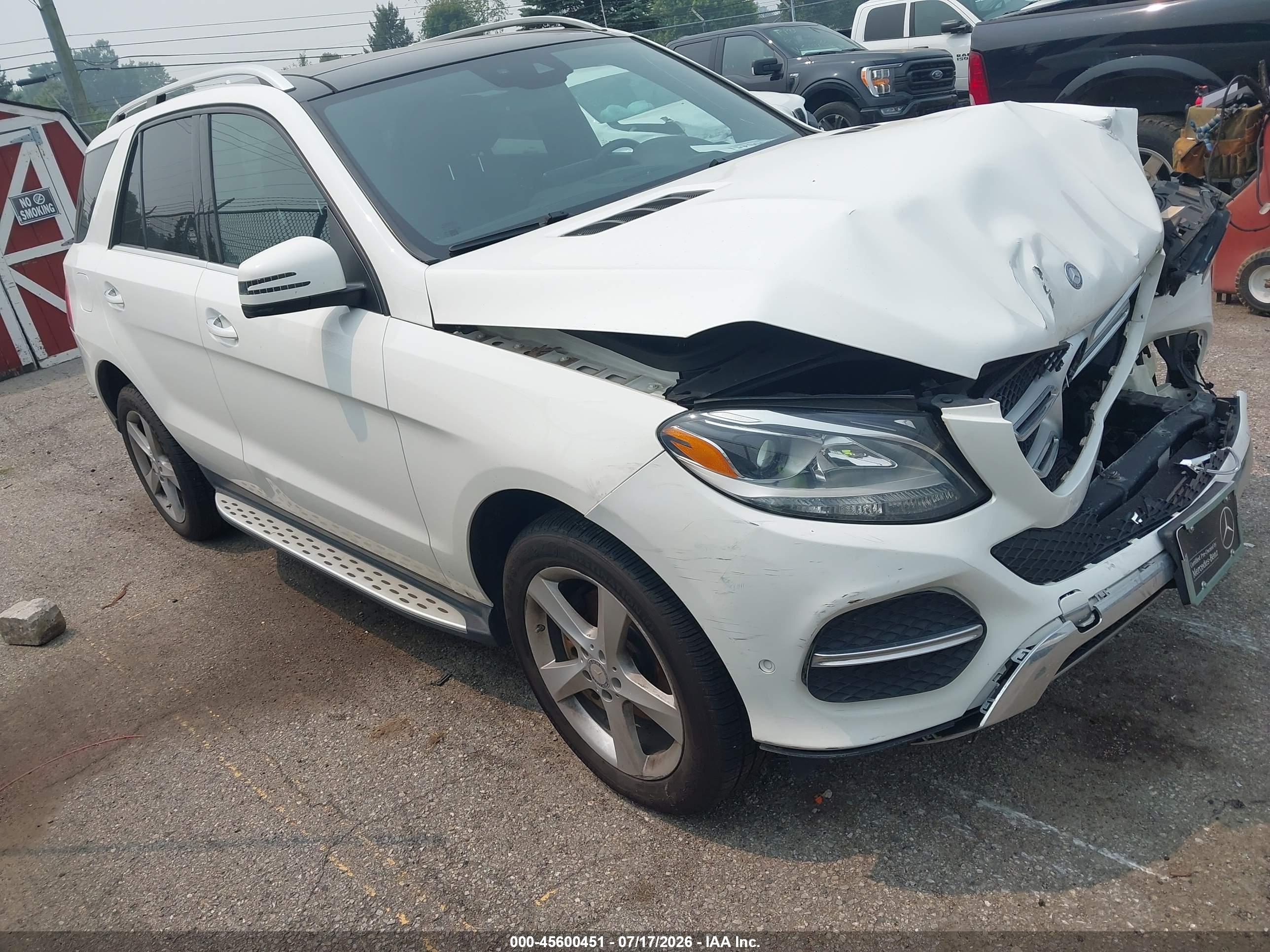 2016 MERCEDES-BENZ GLE 350 4MATIC